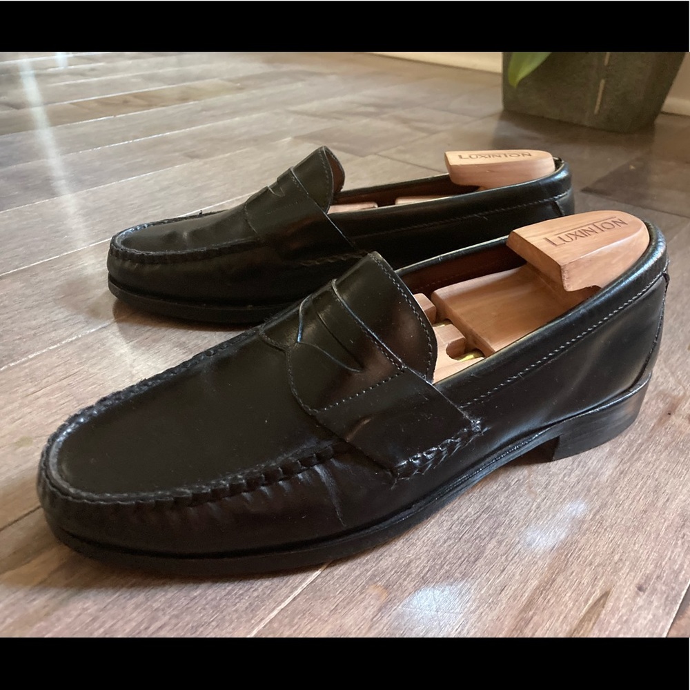 Allen Edmonds Walden black leather Penny loafer size 9.5D